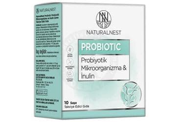 NATURALNEST PROBIOTIC SASE PROBIYOTIK MIKROORGANIZMA & INULIN ICEREN TAKVIYE EDICI GIDA 10 saşe İlaç Görseli