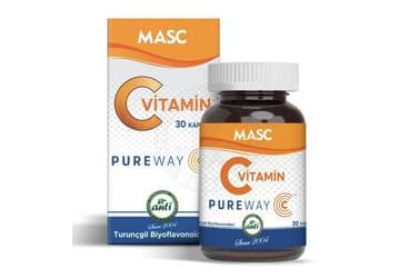 MASC PUREWAY C VITAMINI KAPSUL 30 kapsül İlaç Görseli