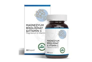 ANTI NATURAL MAGNEZYUM BISGLISINAT & VITAMIN C KAPSUL 60 kapsül İlaç Görseli