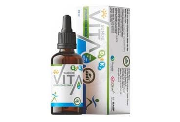 SUNDE VITA K2+D3 DAMLA VITAMIN D3 & VITAMIN K2 ICEREN TAKVIYE EDICI GIDA 30 ml İlaç Görseli