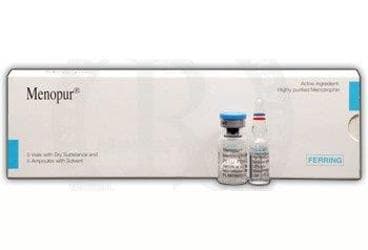 MENOPUR 75 IU IM VE SC ENJEKSIYON ICIN TOZ ICEREN 5 FLAKON İlaç Görseli