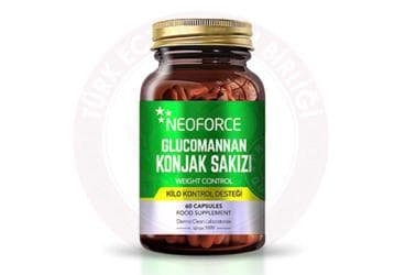 NEOFORCE GLUCOMANNAN KONJAK SAKIZI TAKVIYE EDICI GIDA 60 kapsül İlaç Görseli