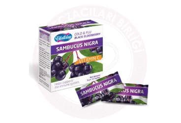 VITALLDAY SAMBUCUS NIGRA EFERVESAN SASE 12 saşe İlaç Görseli