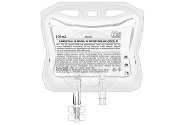PARSETAN 10 MG/ML IV INFUZYONLUK COZELTI (12 ADET TORBA) İlaç Görseli