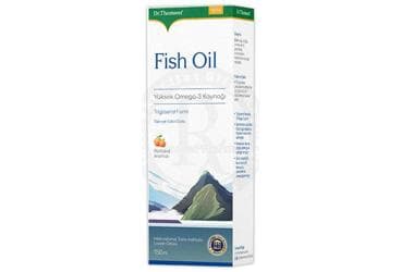 DR THOMSON FISH OIL TRIGLISERID FORM BALIK YAGI ICEREN PORTAKAL AROMALI TAKVIYE EDICI GIDA 200 ml şişe İlaç Görseli