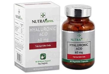 NUTRAFARM HYALURONIC ACID KAPSUL 60 mg 60 kapsül İlaç Görseli