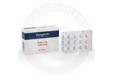 MEDOHBIOTIN BIOTIN TABLET 1 mg 60 tablet İlaç Görseli