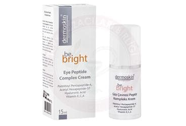 DERMOSKIN BE BRIGHT GOZ CEVRESI PEPTIT KOMPLEKS KREM 15 ml şişe İlaç Görseli