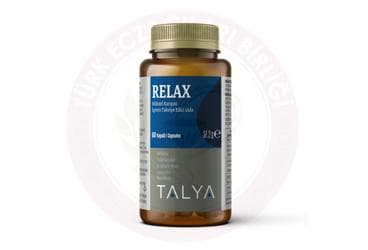 TALYA RELAX BITKISEL KARISIM ICEREN TAKVIYE EDICI GIDA 60 kapsül İlaç Görseli