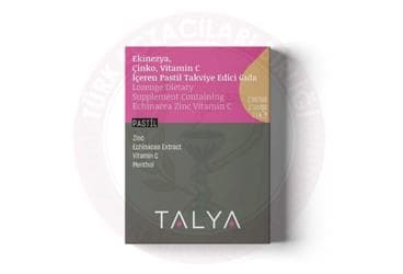TALYA EKINEZYA, VITAMIN C, CINKO ICEREN TAKVIYE EDICI GIDA 12 pastil İlaç Görseli