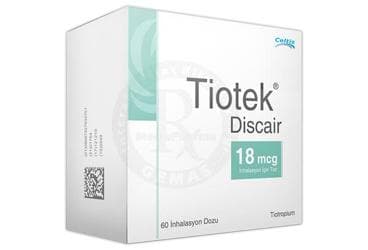 TIOTEK DISCAIR 18 MCG INHALASYON ICIN TOZ 60 DOZ İlaç Görseli