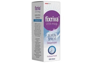 FIXRIVA 27,5 MCG BURUN SPREYİ,SUSPANSIYON (120 DOZ) İlaç Görseli