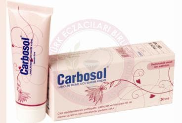 CARBOSOL LANOLIN MEME UCU BAKIM KREMI 30 ml tüp İlaç Görseli