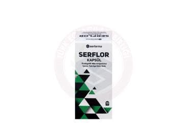 SERFARMA SERFLOR PROBIYOTIK MIKROORGANIZMA ICEREN TAKVIYE EDICI GIDA KAPSUL 10 kapsül İlaç Görseli