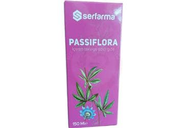 SERFARMA PASSIFLORA ICEREN TAKVIYE EDICI GIDA SURUP 150 ml şişe İlaç Görseli