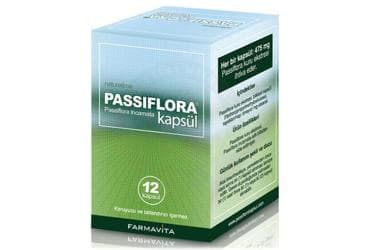 FARMAVITA PASSIFLORA KAPSUL 475 mg 12 kapsül İlaç Görseli