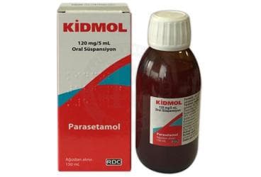 KIDMOL 120 MG/5 ML ORAL SUSPANSIYON (150 ML SISE) İlaç Görseli