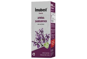 IMUBEST AFRIKA SARDUNYASI KOK EKSTRESI ICEREN TAKVIYE EDICI GIDA 1434,29 mg/1,6 ml 50 ml şişe İlaç Görseli