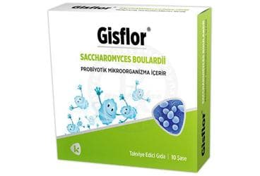 GISFLOR PROBIYOTIK MIKROORGANIZMA ICEREN SASE 10 saşe İlaç Görseli