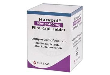 HARVONI 90 MG/400 MG 28 FILM KAPLI TABLET İlaç Görseli