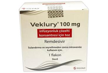 VEKLURY 100 MG INFUZYONLUK COZELTI KONSANTRESI ICIN TOZ (1 FLAKON) İlaç Görseli