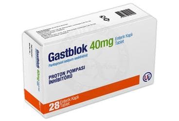 GASTBLOK 40 MG 28 ENTERIK KAPLI TABLET İlaç Görseli