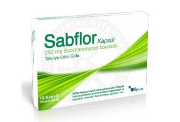 SABFLOR KAPSUL 250 mg 10 kapsül İlaç Görseli