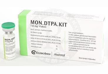 MON.DTPA KIT 35 MG IV ENJEKSIYON ICIN LIYOFILIZE TOZ ICEREN FLAKON (5 FLAKON) İlaç Görseli