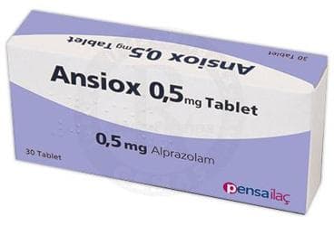 ANSIOX 0,5 MG 30 TABLET İlaç Görseli