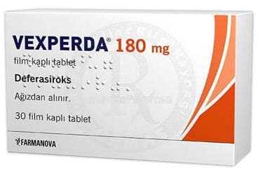VEXPERDA 180 MG FILM KAPLI TABLET (30 TABLET) İlaç Görseli