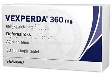 VEXPERDA 360 MG FILM KAPLI TABLET (30 TABLET) İlaç Görseli