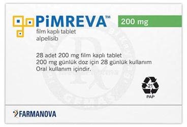 PIMREVA 200 MG FILM KAPLI TABLET (28 TABLET) İlaç Görseli