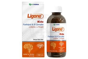LIGONE KIDS FOSFOLIPID & B COMPLEX SIVI TAKVIYE EDICI GIDA 150 ml şişe İlaç Görseli