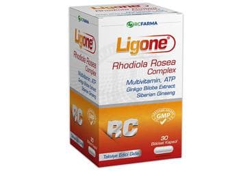 LIGONE RHODIOLA ROSEA COMPLEX TAKVIYE EDICI GIDA KAPSUL 30 kapsül İlaç Görseli