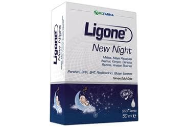 LIGONE NEW NIGHT TAKVIYE EDICI GIDA DAMLA 50 ml şişe İlaç Görseli