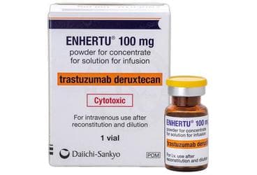 ENHERTU 100 MG IV INFUZYONLUK COZELTI HAZIRLAMADA KULLANILACAK KONSANTRE ICIN TOZ (1 ADET) İlaç Görseli