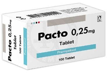 PACTO 0,25 MG 100 TABLET İlaç Görseli