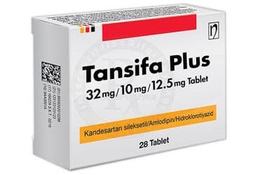 TANSIFA PLUS 32 MG/10 MG/12.5 MG TABLET (28 TABLET) İlaç Görseli