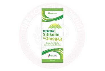 UMBRELLA SITIKOLIN & OMEGA 3 SIVI TAKVIYE EDICI GIDA 150 ml şişe İlaç Görseli