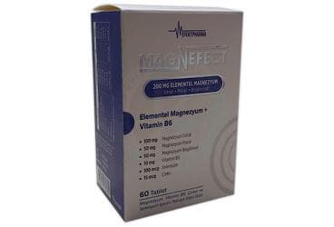MAGNEFECT ELEMENTEL MAGNEZYUM TABLET 60 tablet İlaç Görseli
