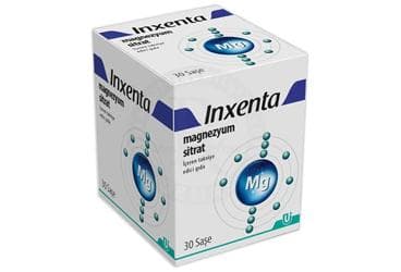 INXENTA MAGNEZYUM SITRAT ICEREN TAKVIYE EDICI GIDA 20 saşe İlaç Görseli