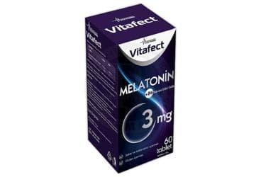 VITAFECT MELATONIN, B6 ICEREN TAKVIYE EDICI GIDA 60 tablet İlaç Görseli