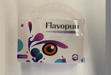 FLAVOPUN LUTEIN & VITAMIN ICEREN TAKVIYE EDICI GIDA KAPSUL 30 kapsül İlaç Görseli