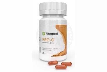 FITOMED PRO-C C VITAMINI VE CINKO ICEREN TAKVIYE EDICI GIDA 30 kapsül İlaç Görseli