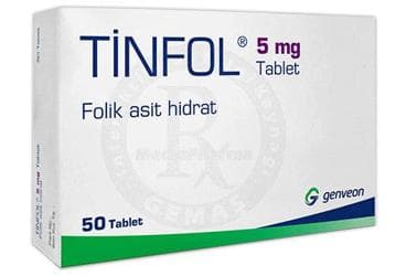 TINFOL 5 MG TABLET (50 TABLET) İlaç Görseli