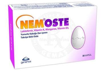 NEMOSTE KAPSUL 30 kapsül İlaç Görseli
