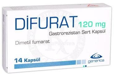 DIFURAT 120 MG GASTROREZISTAN SERT KAPSUL (14 KAPSUL) İlaç Görseli