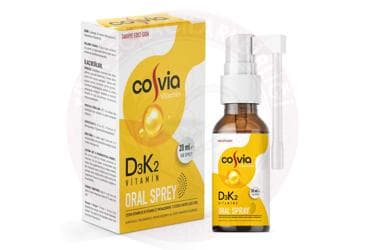 COSVIA VITAMIN D3K2 ORAL SPREY, VITAMIN D3 VE VITAMIN K2 (MENAQUINONE-7) ICEREN TAKVIYE EDICI GIDA 20 ml şişe İlaç Görseli