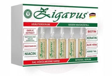 ZIGAVUS SAC DOKULMESINE KARSI AMPUL 5x4 ml ampül İlaç Görseli