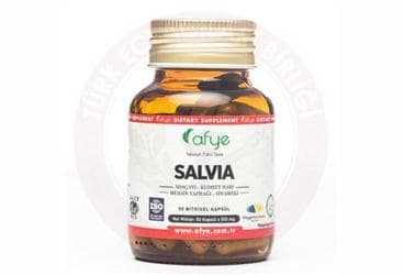 AFYE SALVIA TAKVIYE EDICI GIDA KAPSUL 50 kapsül İlaç Görseli